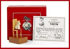 Pixi - Milou Roi sur le Trône "Tintin au Congo" T.B état - Boite Rouge et certif