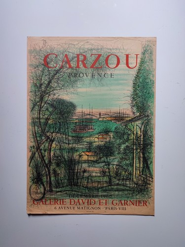 Jean carzou affiche exposition - carzou,