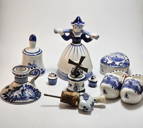 Delft handpainted piece - 7, set