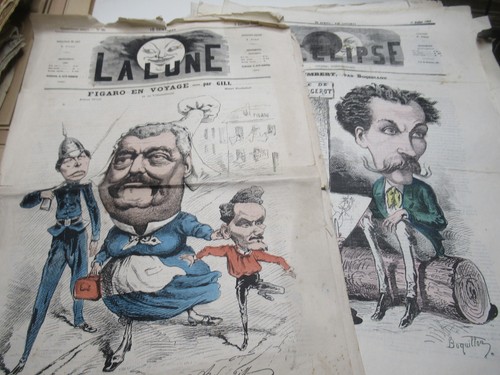 Lot journaux caricatures - lot,