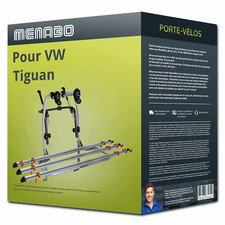 Porte-vélo Menabo Logic 3 pour VW Tiguan type AD1 3 vélos TOP