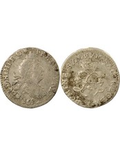France Louis XIV - 4 Sols Aux