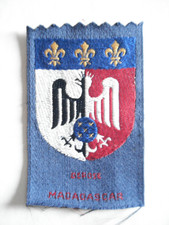 insigne tissu madagascar période coloniale scout scoutisme jeunesse