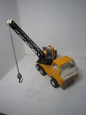 AD332 RICO SANSON JUNIOR CAMION GRUE MINIATURES ORANGE BON ETAT