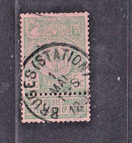 Timbre 1894 belgique - 1894, n°