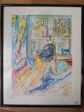 Aquarelle Nu Feminin