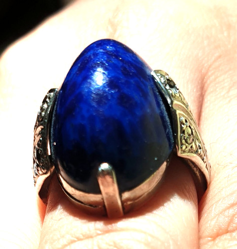 Bague art deco argent - , en