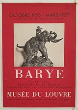 Affiche BARYE sculptures 1956