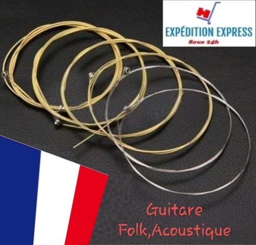 Set jeu cordes guitare - jeu, de