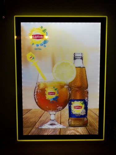 Enseigne cadre lumineux lipton - enseigne/cadre,