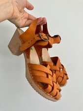 Moheda clogs for women leather vintage