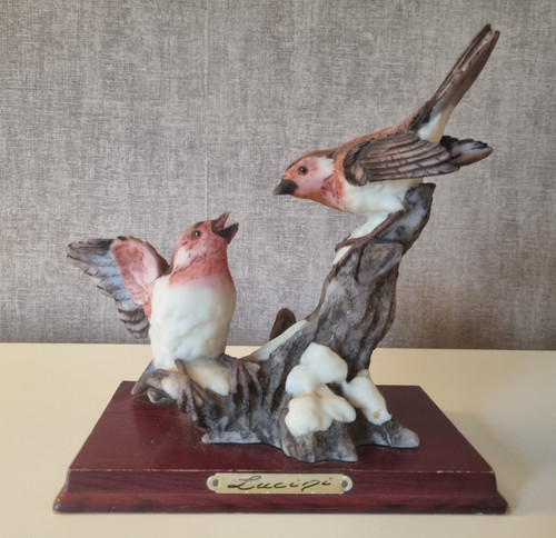 Figurine oiseaux porcelaine - oiseaux,