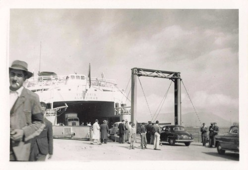 Ancienne photo 1953 paquebot - ancienne,