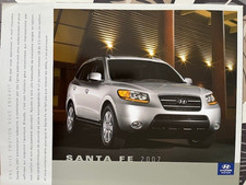 Catalogue / Brochure HYUNDAI SANTA FE de 2007 -