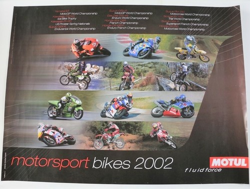 Affiche huile motul moto - affiche,