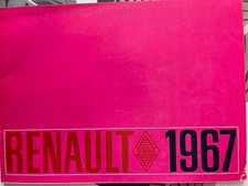 Catalogue / Brochure RENAULT 4/DAUPHINE GORDINI/8/10 MAJOR/8 GORDINI de 1967
