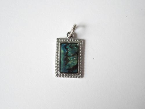 Pendentif abalone rectangle - pendentif,