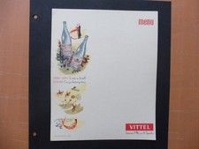ANCIEN MENU VITTEL  SUPERBE   ETAT ...A SAISIR