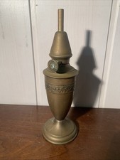 Ancienne Lampe A Pétrole Collection Art Nouveau Laiton