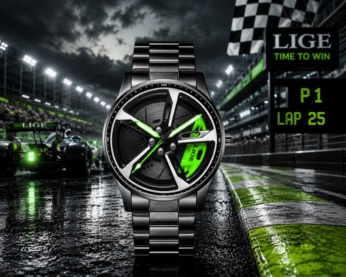 Car wheel rim watch - car,