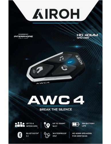 Interphone airoh moto casque - interphone,
