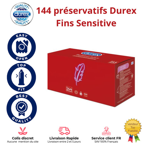 Durex 144 préservatifs - 144,