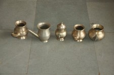 5 PC Ancien Laiton Artisanal