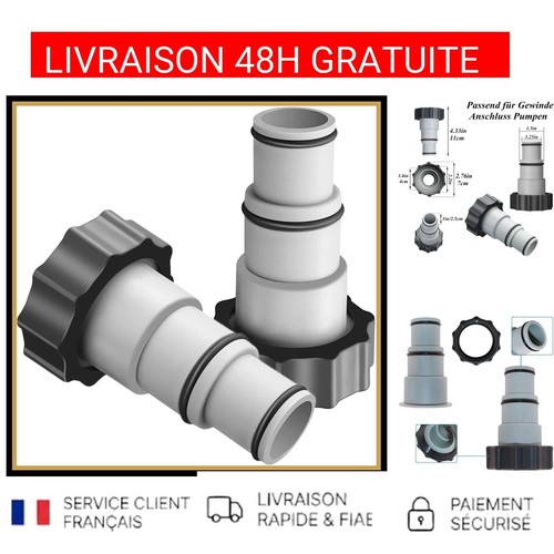 Adaptateur tuyau piscine intex - adaptateur,
