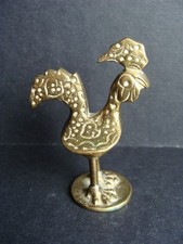 Coq en bronze vintage