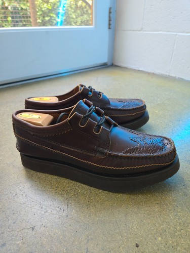 Yuketen dark brown wingtip - brown,