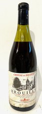 Ancienne Bouteille de Vin Collection Château de Briante Brouilly Mommessin 75cl