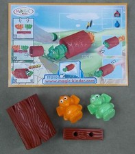 TT010 Dragons Dans Le Tronc + BPZ Kinder Surprise Italie 2007/2008