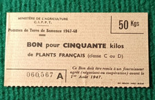 BON POUR 50 KILOS DE PLANTS