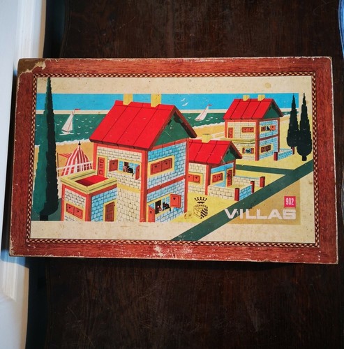 Ancien vintage coffret villas - vintage,