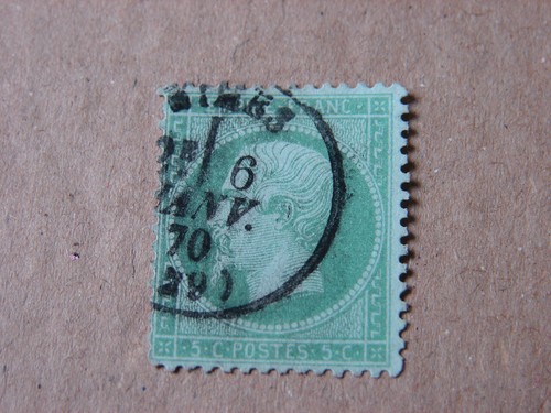 Timbre napoleon iii 5 - timbre, iii.