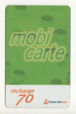 RECHARGE MOBICARTE 70 ORANGE - LUXE - PLUSIEURS DATES - Télécarte - Téléphone