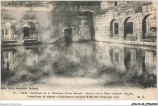 AFNP3-0184-40 - DAX - intérieur de la fontaine d'eau chaude - source de la