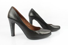 TEXTO Escarpins Cuir Noir Hauts talons Semelles Freeflex T 38 Très bon état