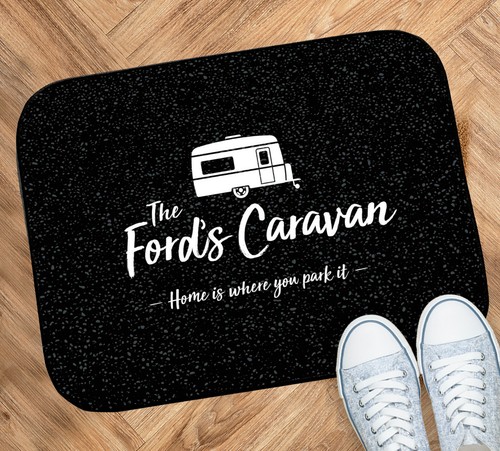 Personnalisé caravane tapis - caravane,