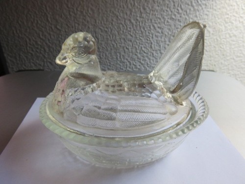 Ancienne bonbonnière verre - ancienne,