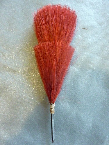 Plumet aigrette shako garance - aigrette,