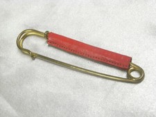 AUTHENTIQUE EPINGLE KILT JUPE ECOSSAIS BROCHE JEWEL