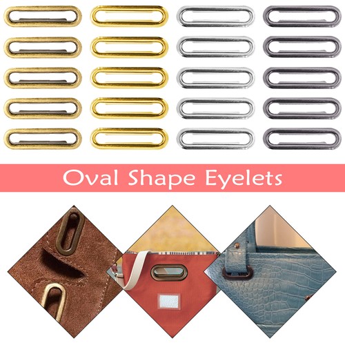 Ovale forme laiton oeillets - forme,