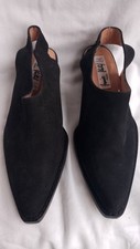 Chaussures Croûte De Cuir Noir, Femme,  36, Neuves, Talon Ouvert "Janie Philip"