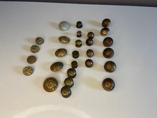 27 Boutons Militaire Ancien