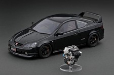 ignition model IG3330 1/18 Honda INTEGRA DC5 TYPE R Black With Engine K20A