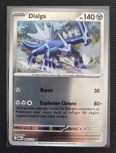 Carte pokemon dialga 095 132 - carte, 095/132