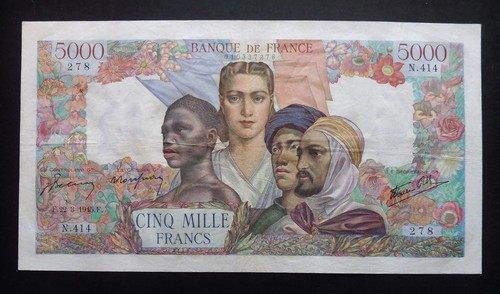 5000 francs empire - 5000,