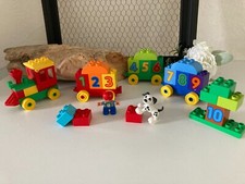 724⚜️ Jeu de Construction Lego Duplo Le Train Des Chiffres Réf 10558 Complet
