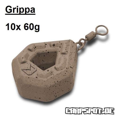 10x 60g grippa plomb - plomb, boule
